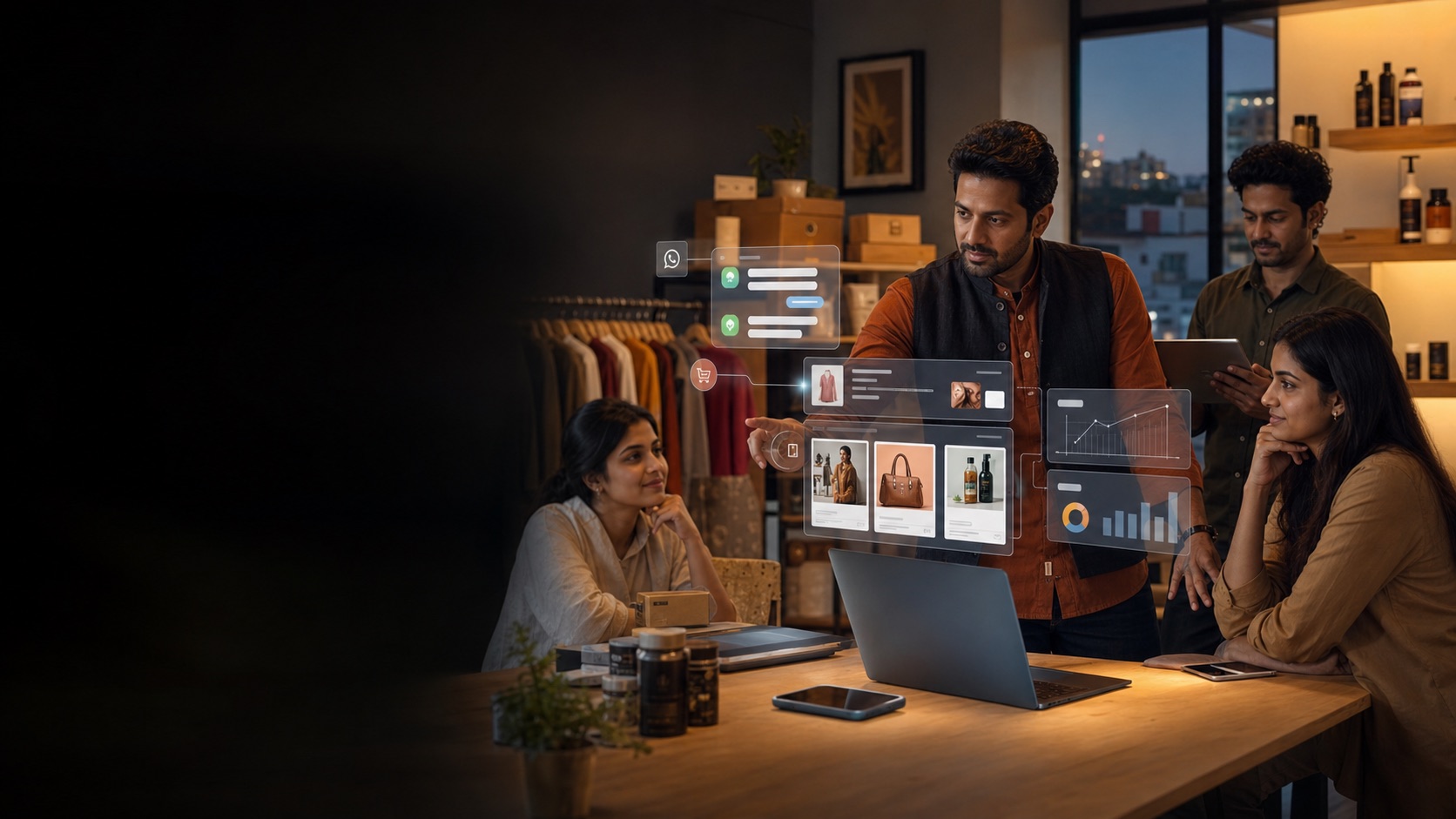 Indian SME team using an AI workflow command center